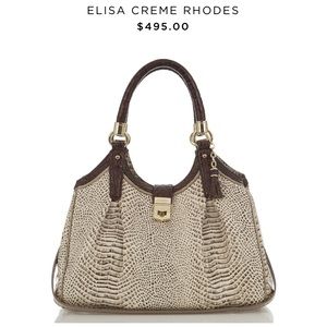 NWT authentic  Brahmin bag  Gen. leather